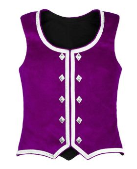 Purple Highland Dancing Waistcoat