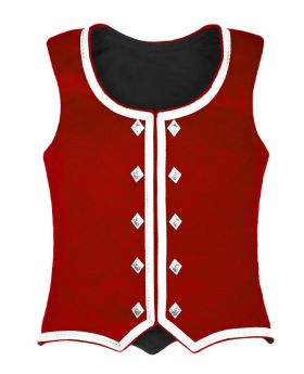 Red Highland Dancing Waistcoat