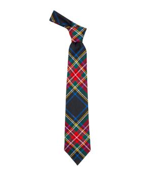 Black Stewart Tartan Neck Tie