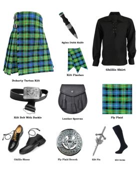 Doherty Tartan Kilt Outfit Package