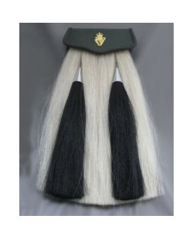 Military Thistle White Horse Hair Sporran