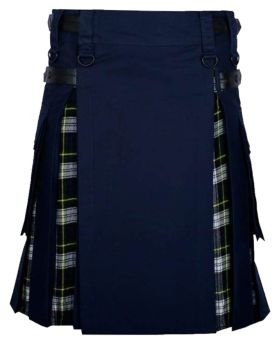 Gordon Dress Navy Blue Hybrid Kilt