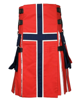 Norwegian Flag Utility Kilt