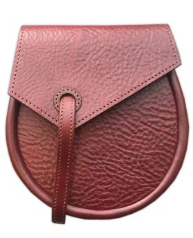 Red Leather Sporran