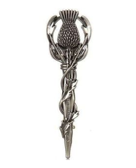 Stunning Traditional Antique Thistle Kilt Pin