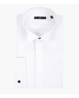 White Wing Collar Kilt Outfit Shirt